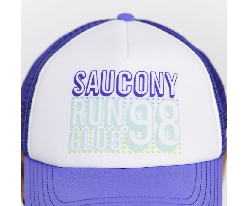 Chapeaux Saucony Foamie Trucker Hat Femme Bleu | X99497-4