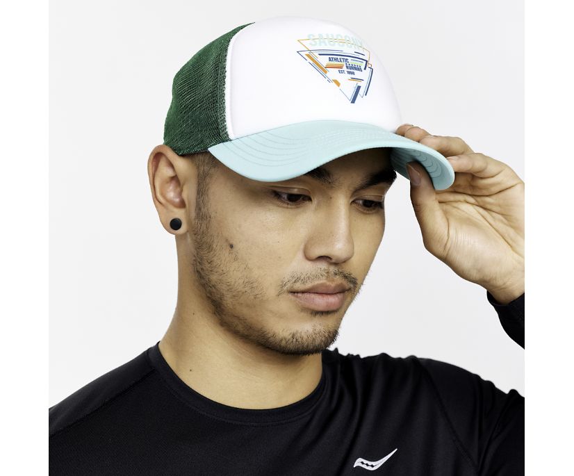 Chapeaux Saucony Foamie Trucker Hat Homme Menthe | X95994-9