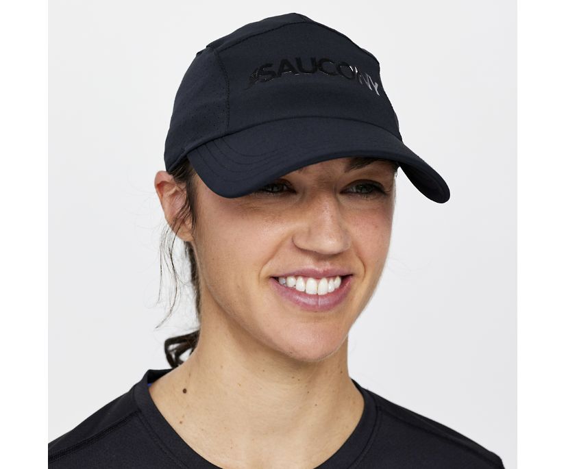 Chapeaux Saucony Outpace Hat Femme Noir | Z11560-8