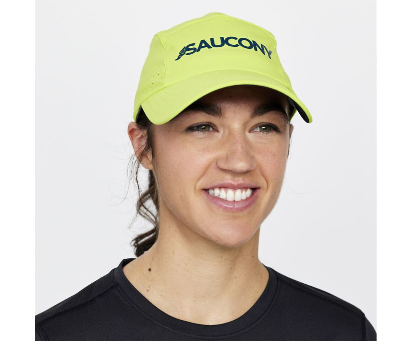 Chapeaux Saucony Outpace Hat Femme Vert Clair | Z10585-2