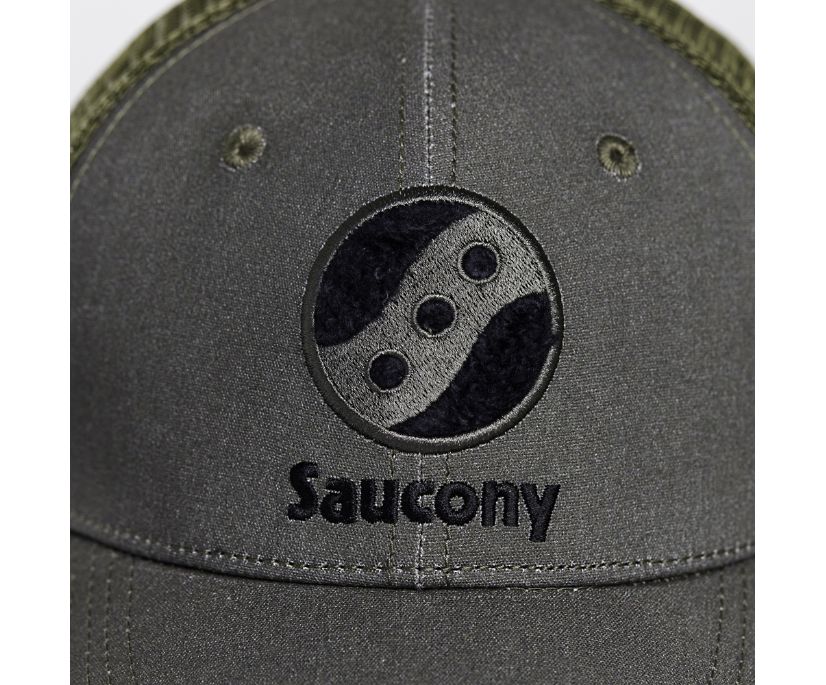 Chapeaux Saucony Trucker Hat Homme Vert Olive | Z71663-8