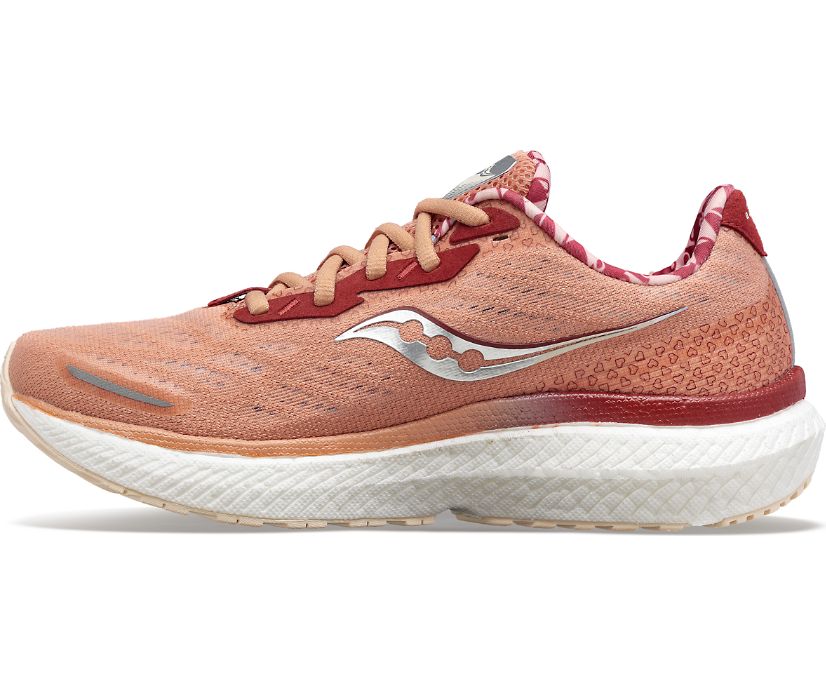 Chaussures Running Saucony Bottomless Love Triumph 19 Femme Corail | R17212-6