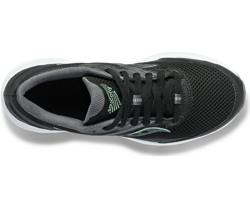 Chaussures Running Saucony Cohesion 15 Femme Noir Vert | H97725-8