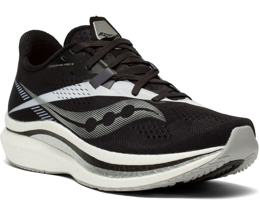 Chaussures Running Saucony Endorphin Pro 2 Homme Noir Blanche | A18334-0