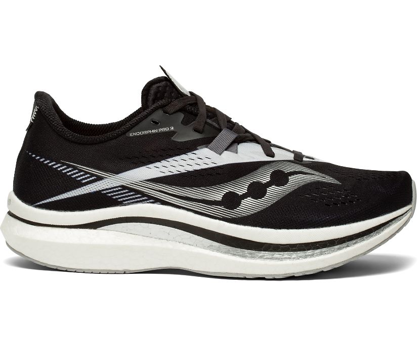 Chaussures Running Saucony Endorphin Pro 2 Homme Noir Blanche | A18334-0