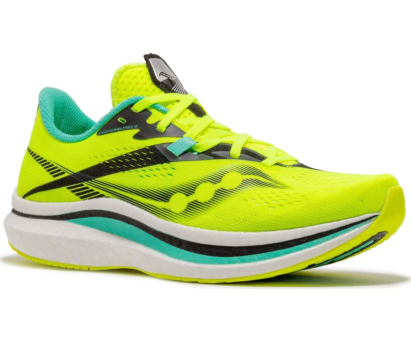 Chaussures Running Saucony Endorphin Pro 2 Homme Vert | A2174-1