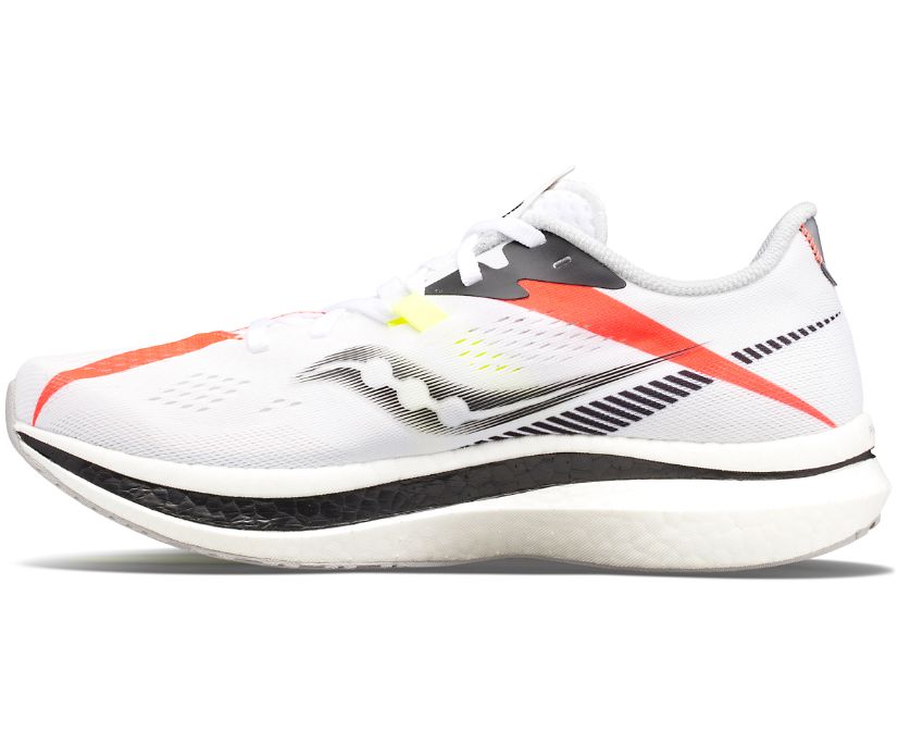 Chaussures Running Saucony Endorphin Pro 2 Homme Blanche Orange | A22375-5