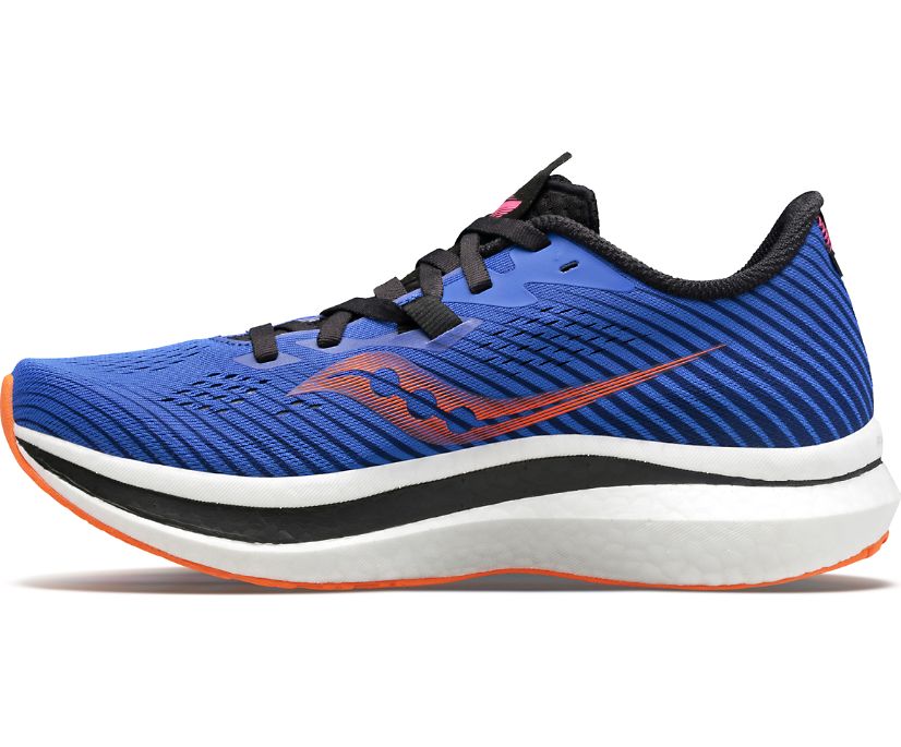 Chaussures Running Saucony Endorphin Pro 2 Femme Bleu Orange | A36629-7