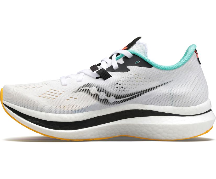 Chaussures Running Saucony Endorphin Pro 2 Femme Blanche Orange | A53318-3