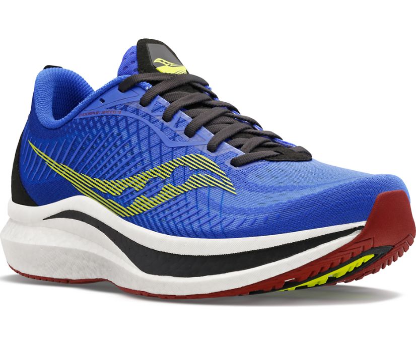 Chaussures Running Saucony Endorphin Speed 2 Homme Bleu Jaune | A79237-0