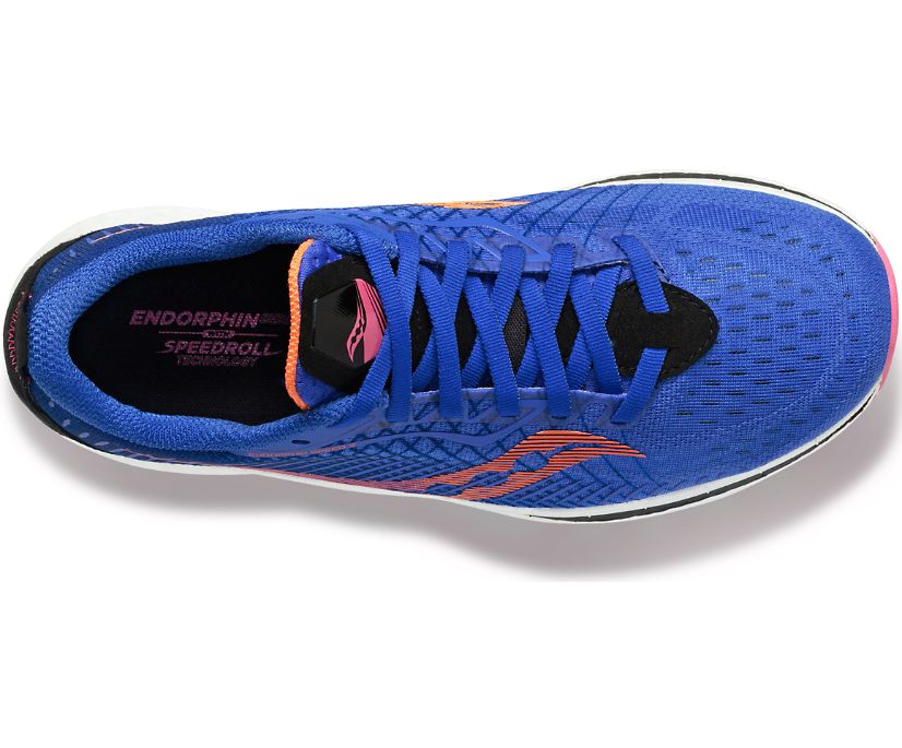 Chaussures Running Saucony Endorphin Speed 2 Femme Bleu Orange | B23084-0