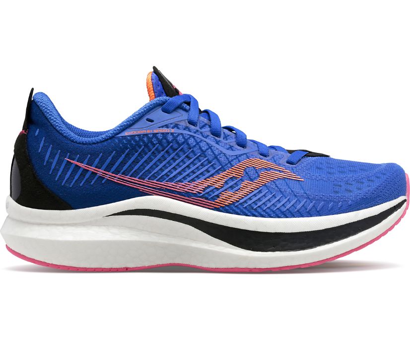 Chaussures Running Saucony Endorphin Speed 2 Femme Bleu Orange | B23084-0