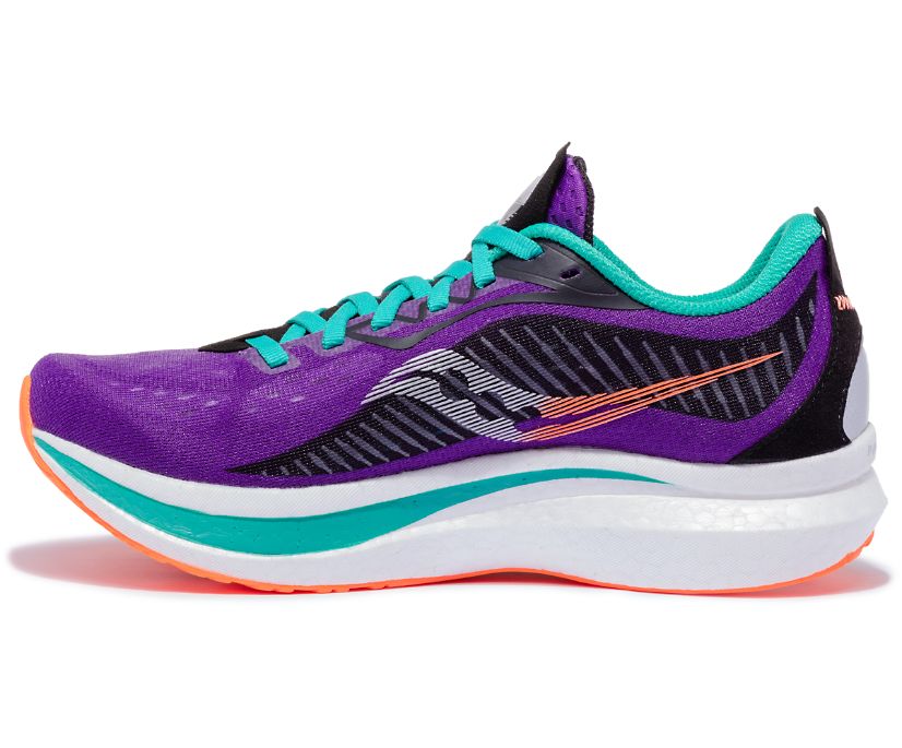 Chaussures Running Saucony Endorphin Speed 2 Femme Violette Vert | B29950-5