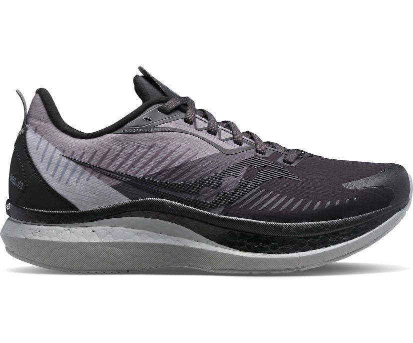 Chaussures Running Saucony Endorphin Speed 2 RUNSHIELD Homme Noir Grise | B63647-5