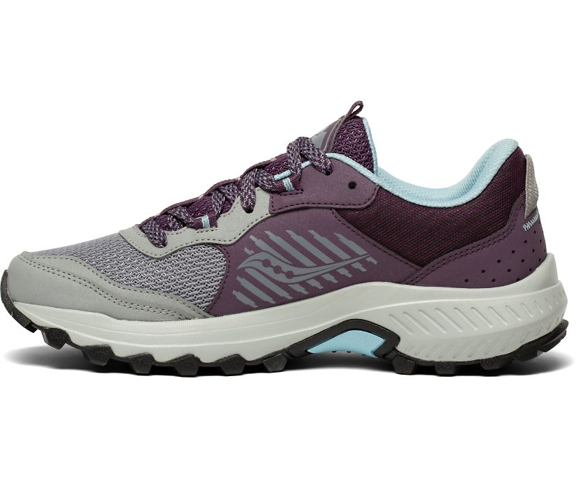 Chaussures Running Saucony Excursion TR15 Femme Grise Violette | K18963-5