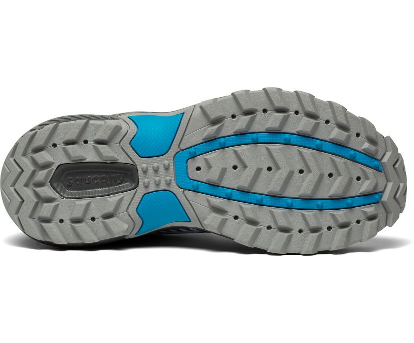 Chaussures Running Saucony Excursion TR15 Femme Grise Foncé Bleu | K30596-4