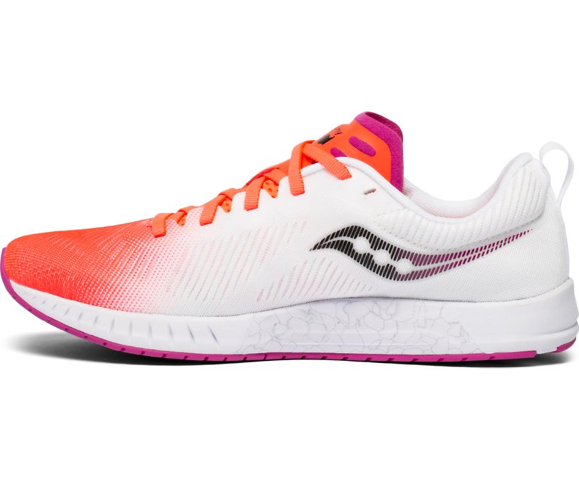 Chaussures Running Saucony Fastwitch 9 Femme Orange Blanche | L17046-6