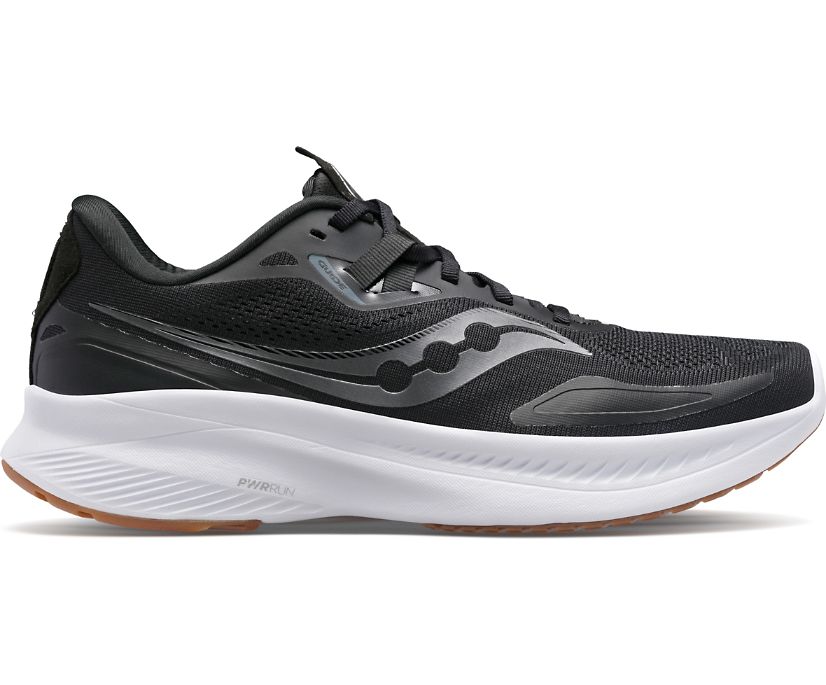 Chaussures Running Saucony Guide 15 Femme Noir Argent | C24730-2