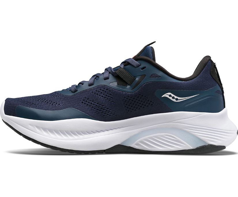 Chaussures Running Saucony Guide 15 Femme Bleu Marine Argent | C42301-2