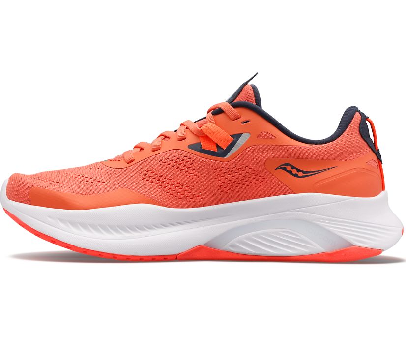 Chaussures Running Saucony Guide 15 Femme Corail Noir | C5593-3