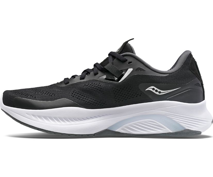 Chaussures Running Saucony Guide 15 Larges Homme Noir Blanche | D11461-4