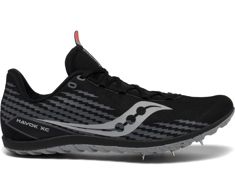 Chaussures Running Saucony Havok XC 3 Spike Homme Noir | R47390-8