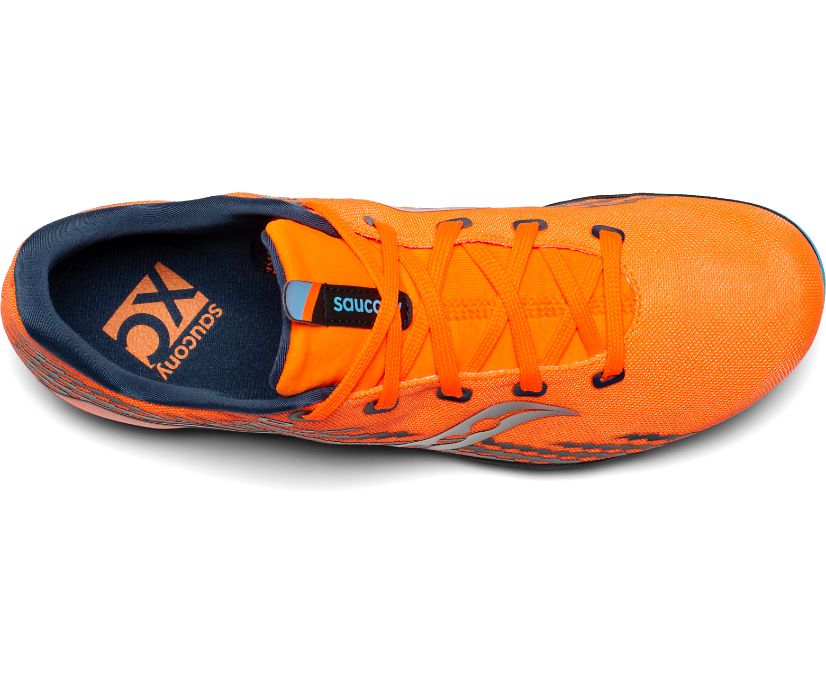 Chaussures Running Saucony Havok XC 3 Spike Homme Orange Bleu | R50234-4