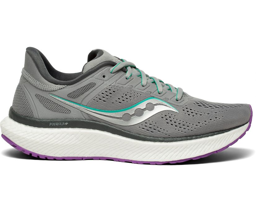 Chaussures Running Saucony Hurricane 23 Femme Grise Violette | L97628-1