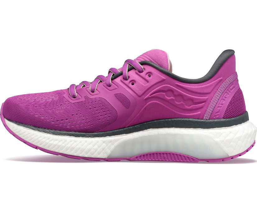 Chaussures Running Saucony Hurricane 23 Femme Violette Jaune | M11669-6