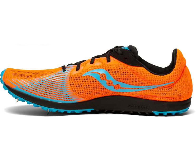 Chaussures Running Saucony Kilkenny XC9 Spike Homme Orange Bleu | Q45350-6