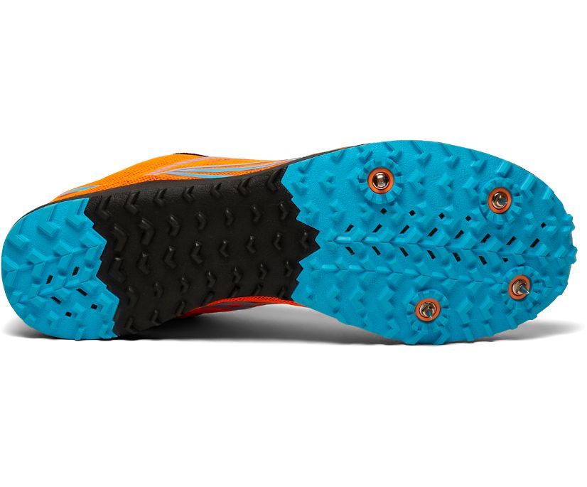 Chaussures Running Saucony Kilkenny XC9 Spike Femme Orange Bleu | Q70908-6