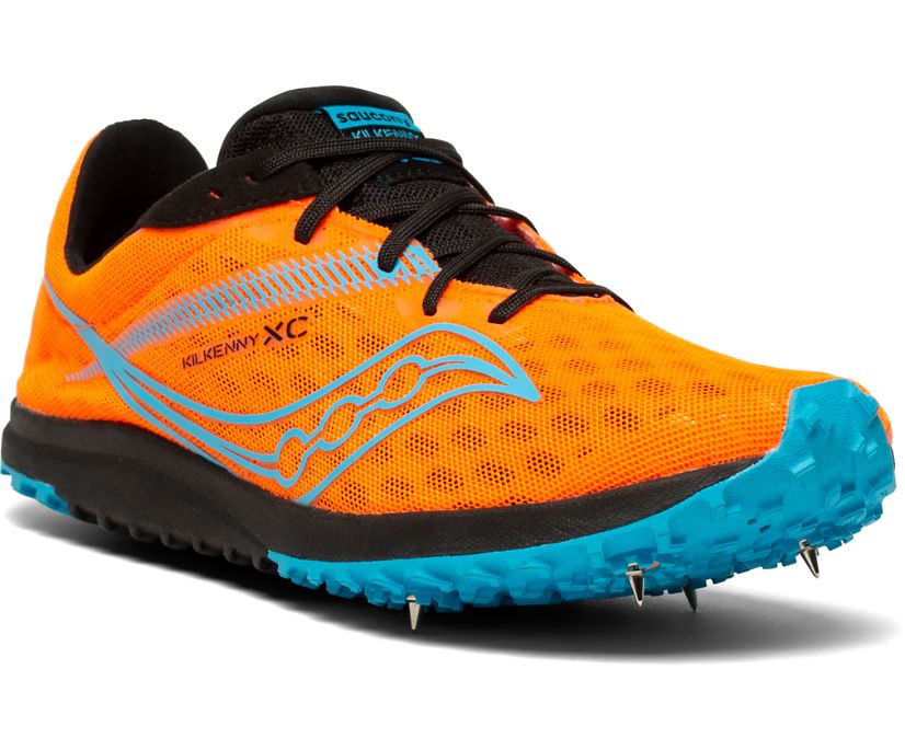 Chaussures Running Saucony Kilkenny XC9 Spike Femme Orange Bleu | Q70908-6