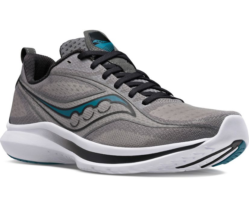 Chaussures Running Saucony Kinvara 13 Homme Grise Foncé Turquoise | D63896-1