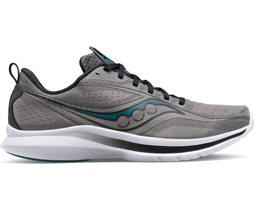 Chaussures Running Saucony Kinvara 13 Homme Grise Foncé Turquoise | D63896-1