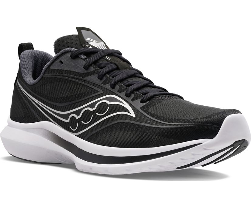 Chaussures Running Saucony Kinvara 13 Larges Homme Noir Argent | D90693-0