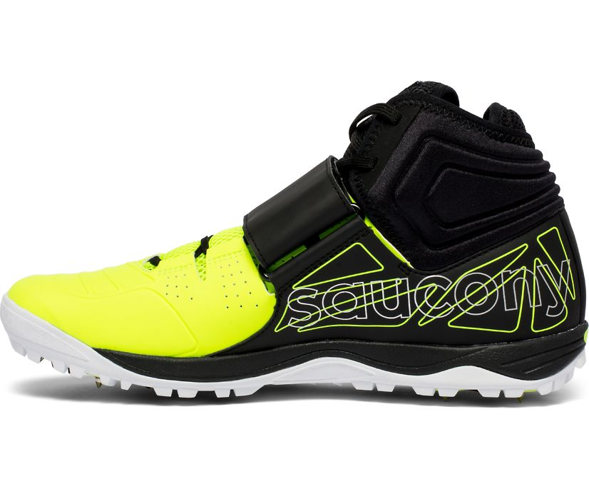 Chaussures Running Saucony Lanzar JAV 2 Homme Noir Jaune | R79656-2