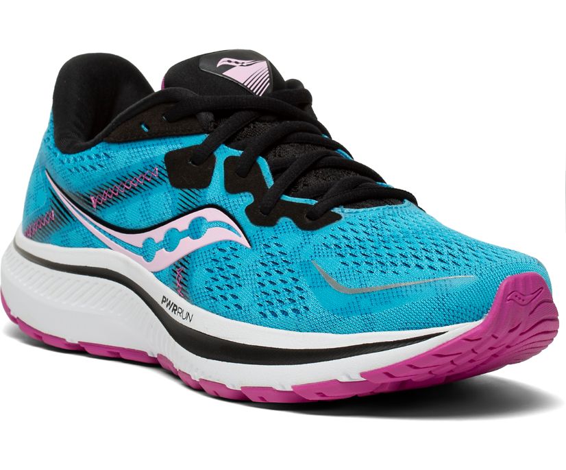 Chaussures Running Saucony Omni 20 Femme Bleu Rose | O34906-4