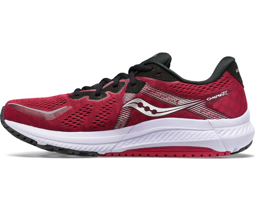 Chaussures Running Saucony Omni 20 Homme Rouge Noir | O25563-9