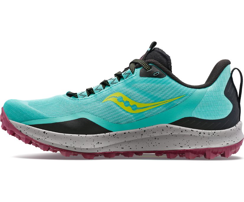 Chaussures Running Saucony Peregrine 12 Femme Menthe Violette | E79872-4