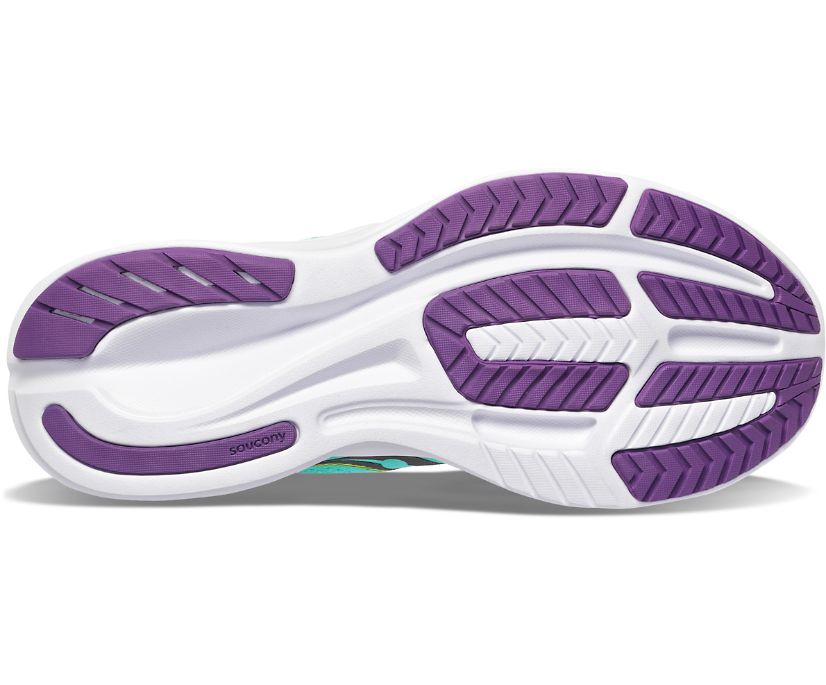 Chaussures Running Saucony Ride 15 Femme Menthe Violette | F58290-2