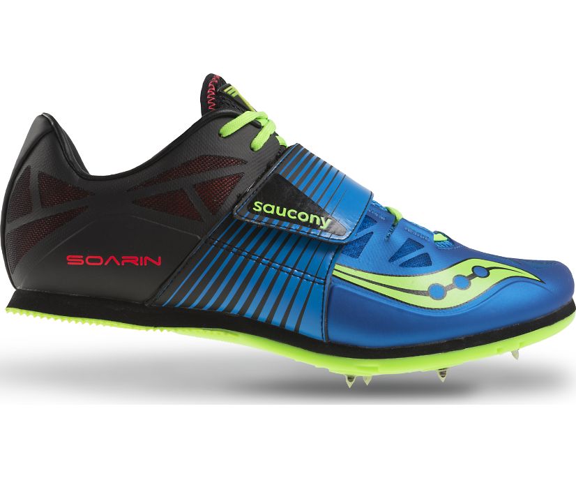 Chaussures Running Saucony Soarin J 2 Homme Bleu Vert | R91818-2