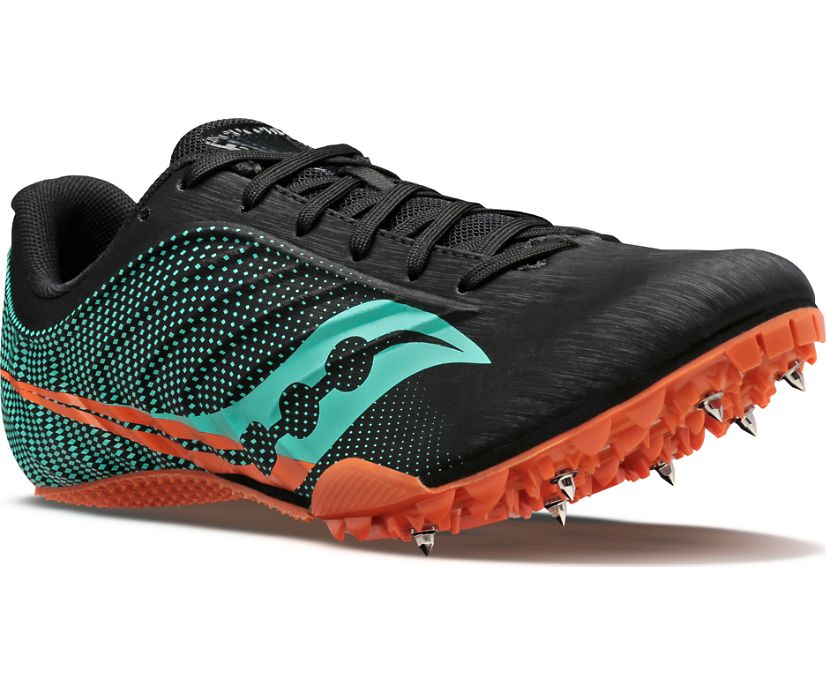 Chaussures Running Saucony Spitfire 5 Femme Noir Menthe | R94780-7