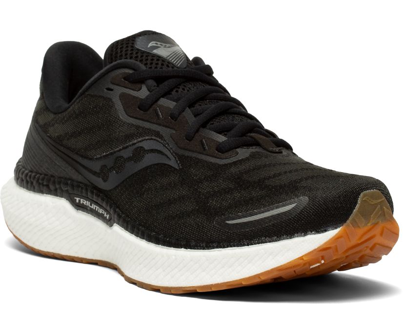 Chaussures Running Saucony Triumph 19 Femme Noir Argent | G85337-2