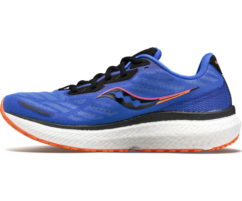 Chaussures Running Saucony Triumph 19 Femme Bleu Orange | G9469-8