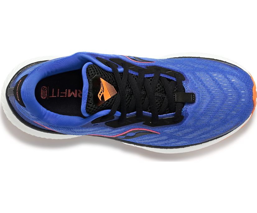 Chaussures Running Saucony Triumph 19 Femme Bleu Orange | G9469-8