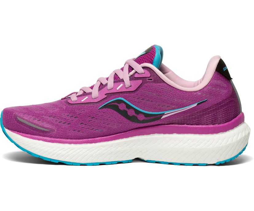 Chaussures Running Saucony Triumph 19 Femme Violette Bleu | H12630-0