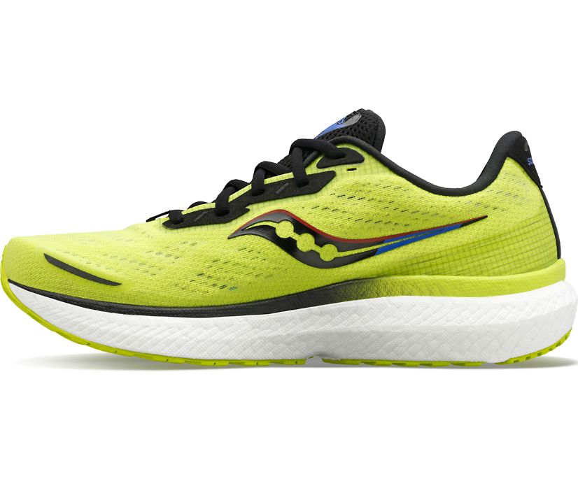 Chaussures Running Saucony Triumph 19 Homme Jaune Bleu Noir | F8853-5