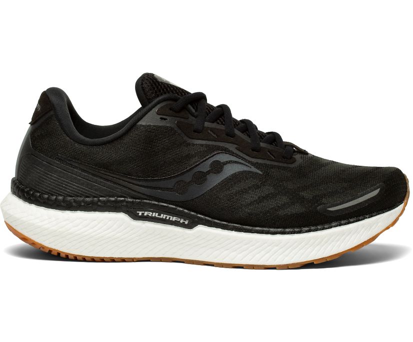 Chaussures Running Saucony Triumph 19 Homme Noir Argent | F94154-8