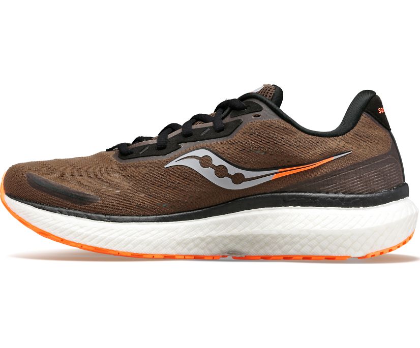 Chaussures Running Saucony Triumph 19 Homme Vert Olive Orange | F98298-2