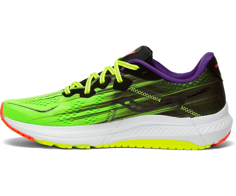 Chaussures Running Saucony VIZIPRO Omni 20 Homme Vert Clair | S40394-0